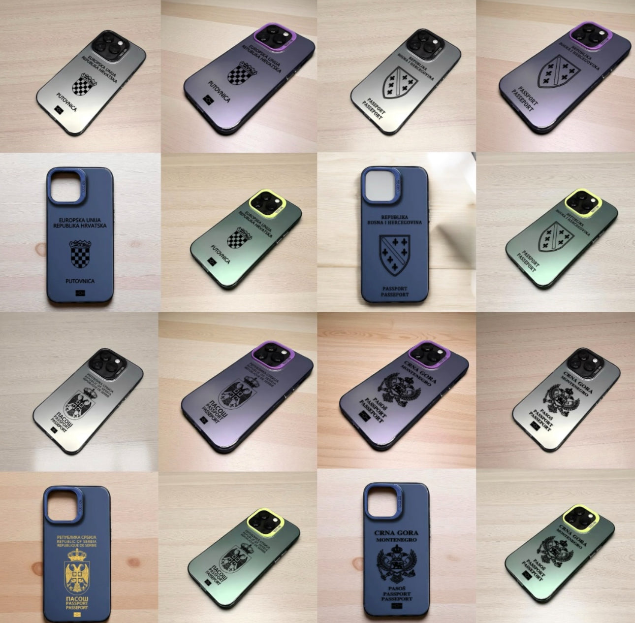 iPhone maskice u obliku moderne putovnice